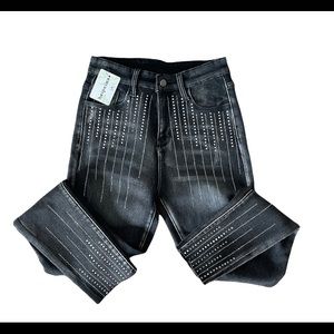 Fleece lined high rise